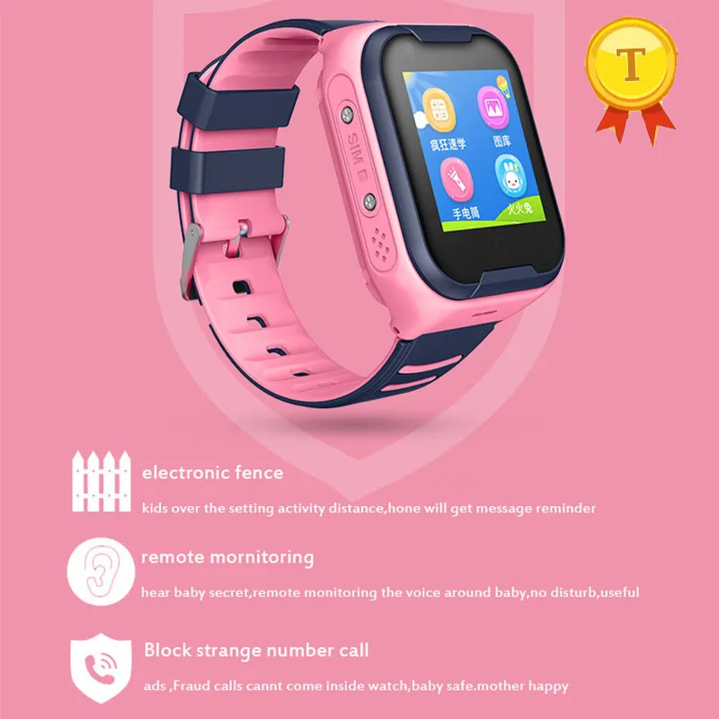 Умные часы 4G с дистанционным управлением водонепроницаемые поддержкой