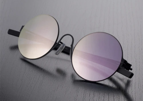 Black VS Sliver Lens Винтажные Круглые Солнцезащитные очки из нержавеющей стали без винта, женские уличные солнцезащитные очки с цветными линзами, мужские UV400 Gafas De Sol - Цвет линз: Black VS Sliver Lens