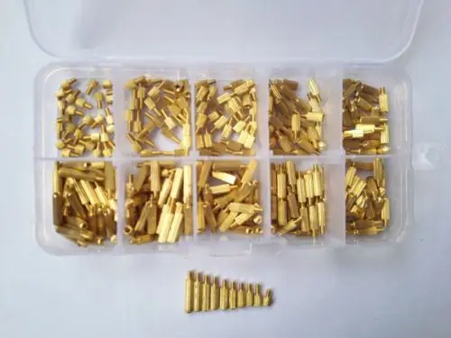 200 шт M2 штекер x гнездо длинный винт болт латунная стойка разделитель Ассортимент