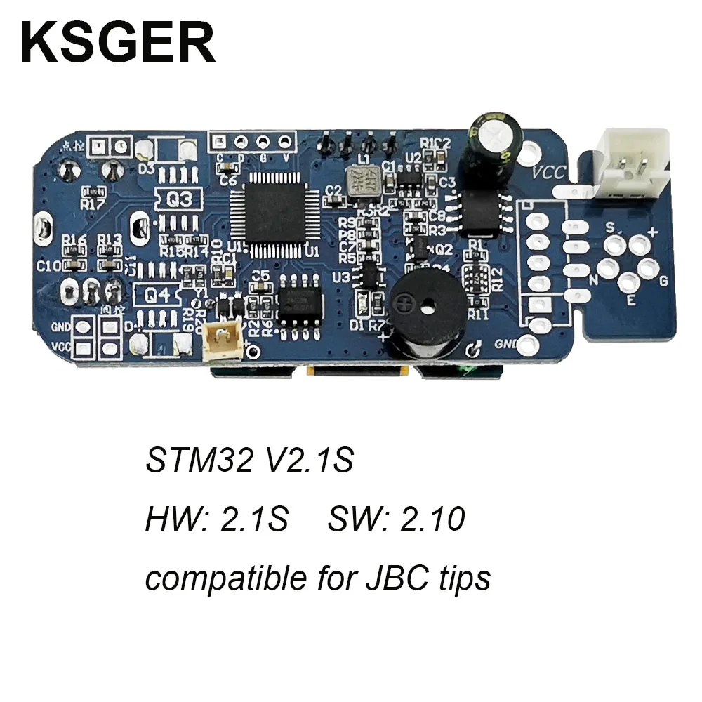 KSGER T12 DIY паяльная станция STM32 V2.1S OLED сварочные наконечники алюминиевая ручка