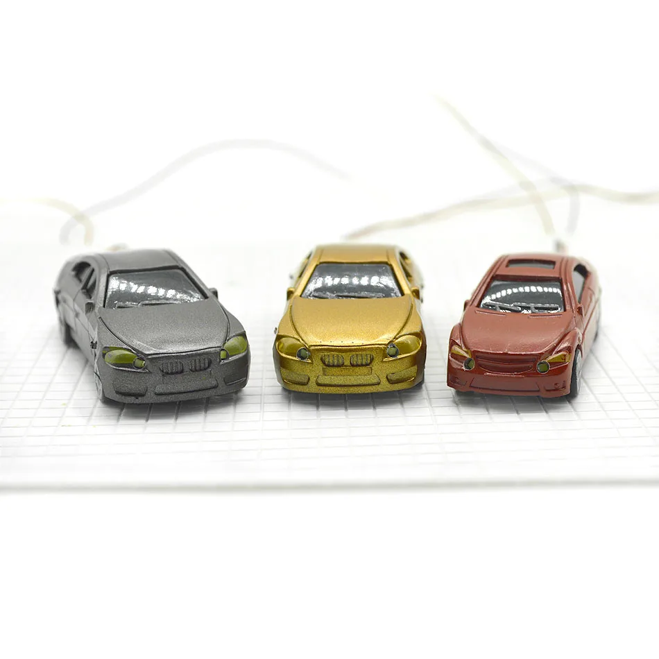 Хо масштабная модель поезда автомобилей 20 штук светильник автомобиля 1: 75 весы для архитектуры напряжение: DC 12v