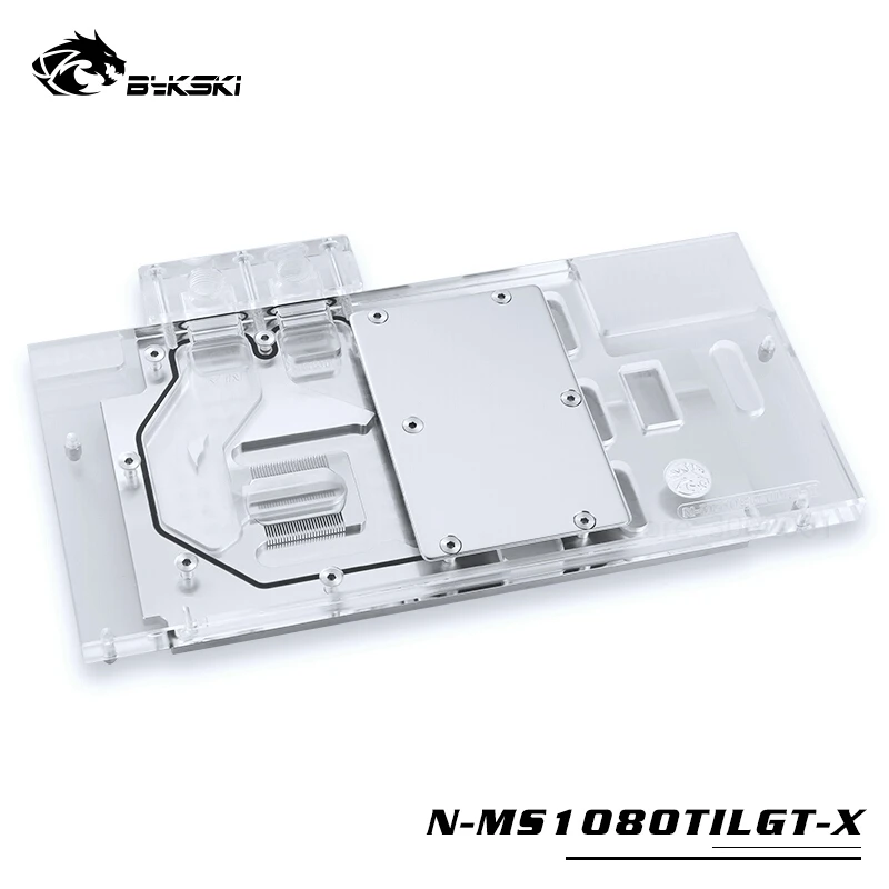 BYKSKI для видеокарты MSI GTX1080Ti LIGHTNING Z. Водоблок GPU с полным покрытием. P/N: N MS1080TILGT