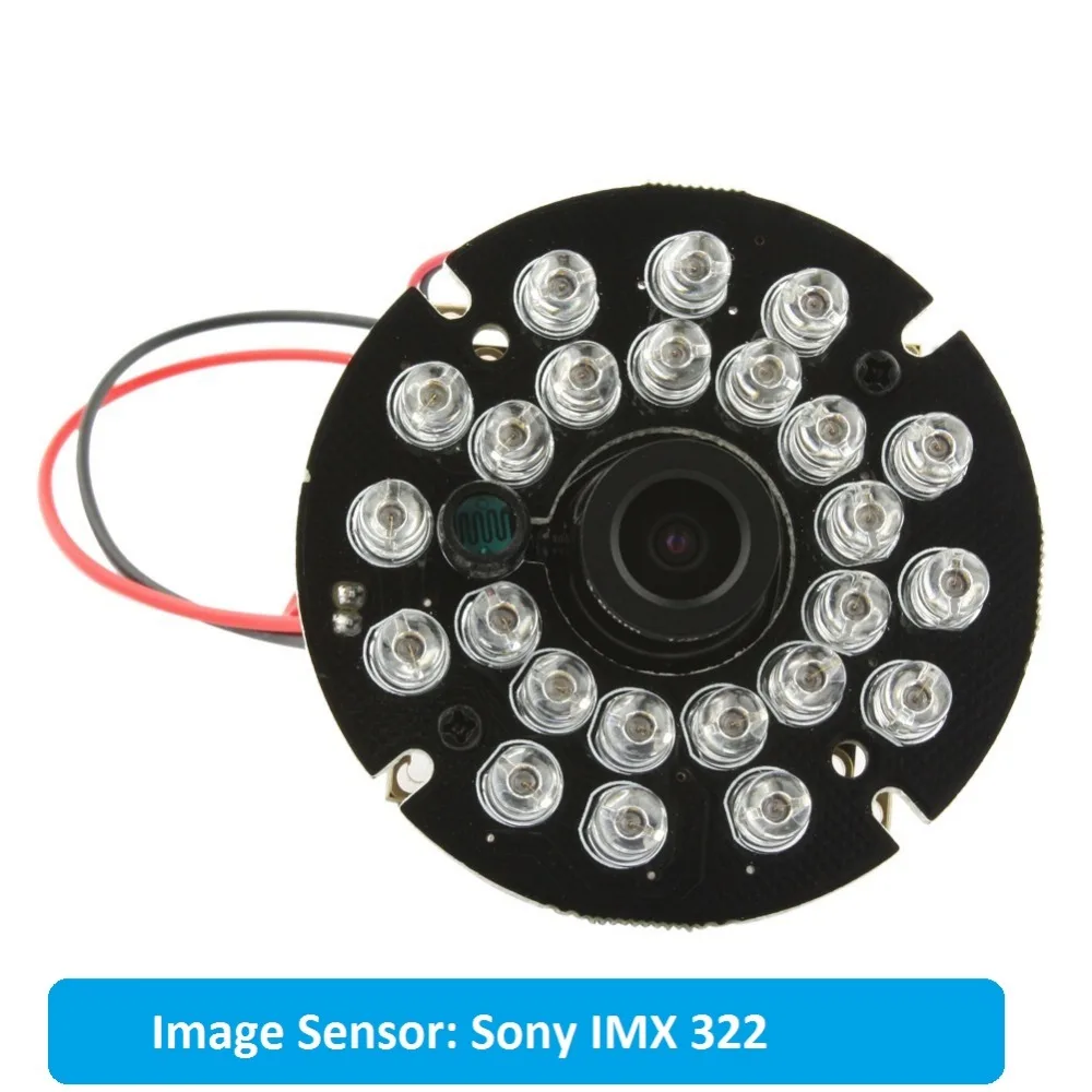 1080 P sony IMX322 ИК доска Ночное видение UVC H.264 30fps низкой освещенности 0.01Lux мини-веб-камера HD USB камера Модуль промышленного