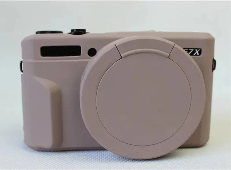 Ocotex новые силиконовые Камера чехол для Canon G7X Mark 2 G7X II G7X2 G7XII защитный чехол сумка с объективом cap 4 цвета