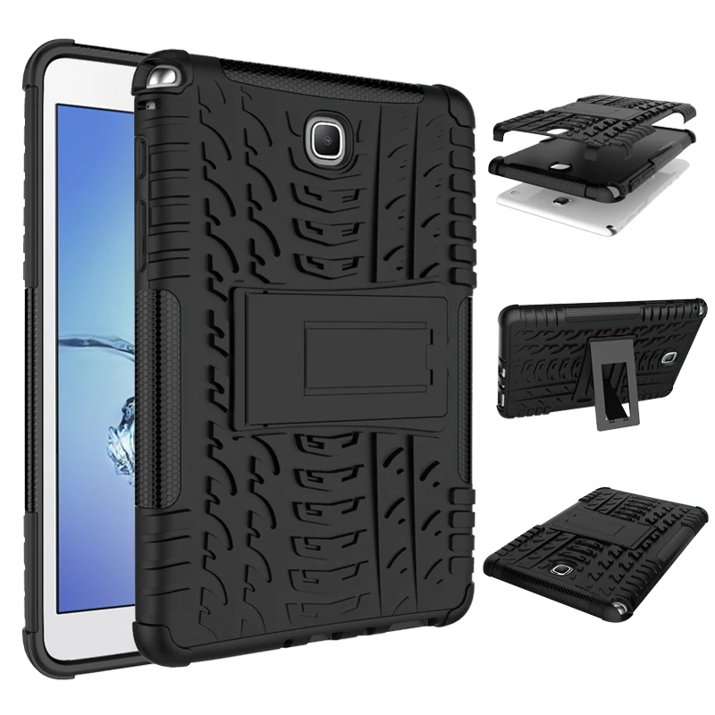 Твердый силиконовый чехол подставка для Samsung Galaxy Tab A 8 0 дюйма T350 T355 T351|Чехлы