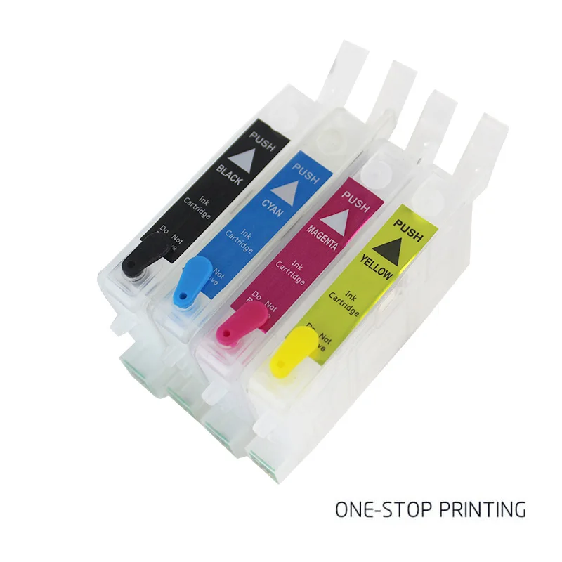 Картридж для принтера Epson Stylus T25 TX123 TX125 TX133 TX135 многоразовый пустой с чипами дуги