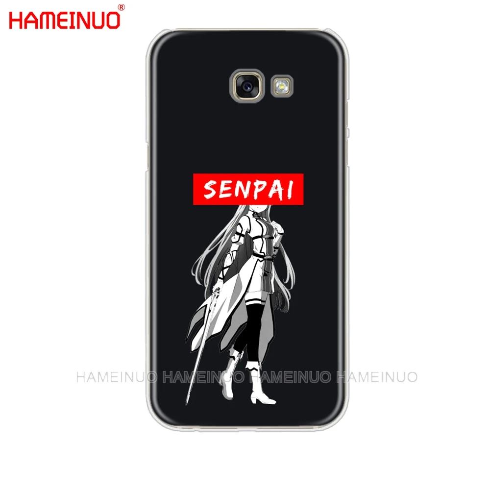 HAMEINUO Sugoi Senpai аниме waifu чехол для сотового телефона Samsung Galaxy A3 A310 A5 A510 A7 A8 A9 2016 2017
