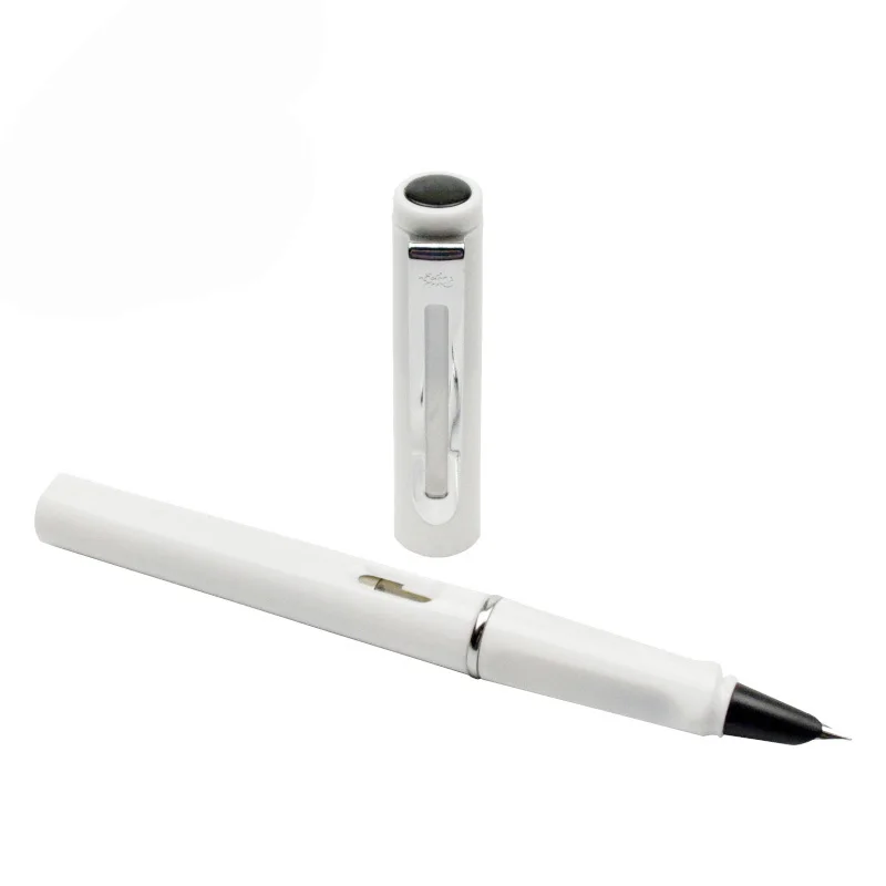 Jinhao 599A Высококачественная пластиковая перьевая ручка 0,38 мм дополнительный тонкий наконечник чернильные ручки для подарка офисные канцелярские принадлежности - Цвет: 2