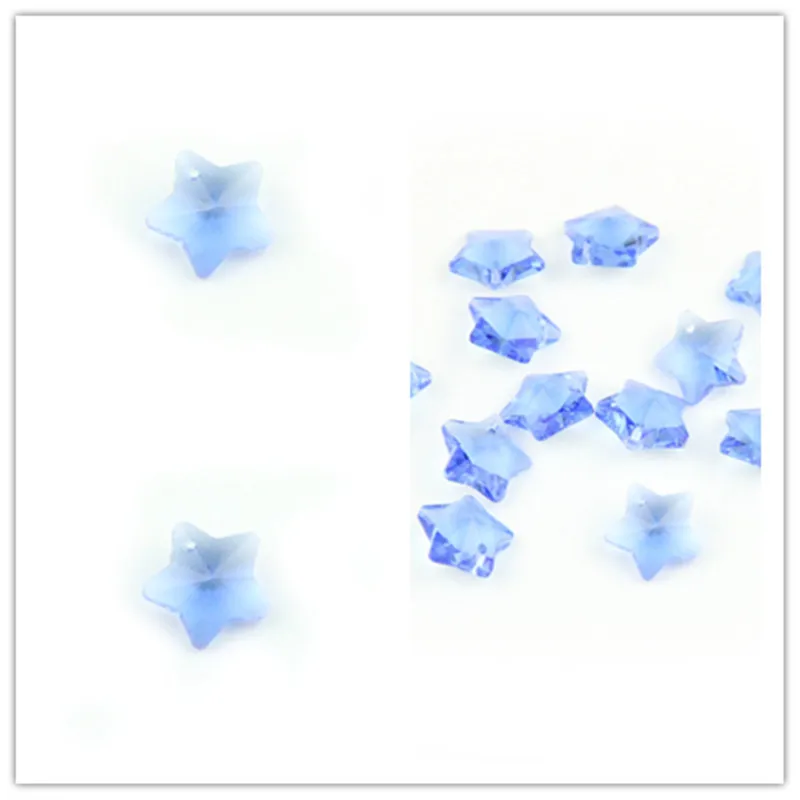 Яркие Хрустальные бусины 1000 шт. 14 мм стеклянные для люстры призмы капли с 1