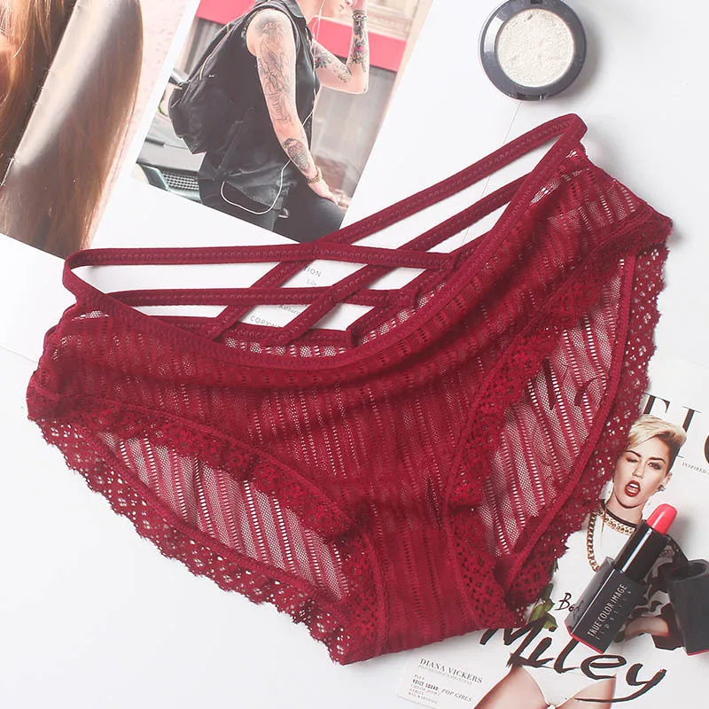 Горячая распродажа! L женское сексуальное бикини с вырезами кружевные трусики