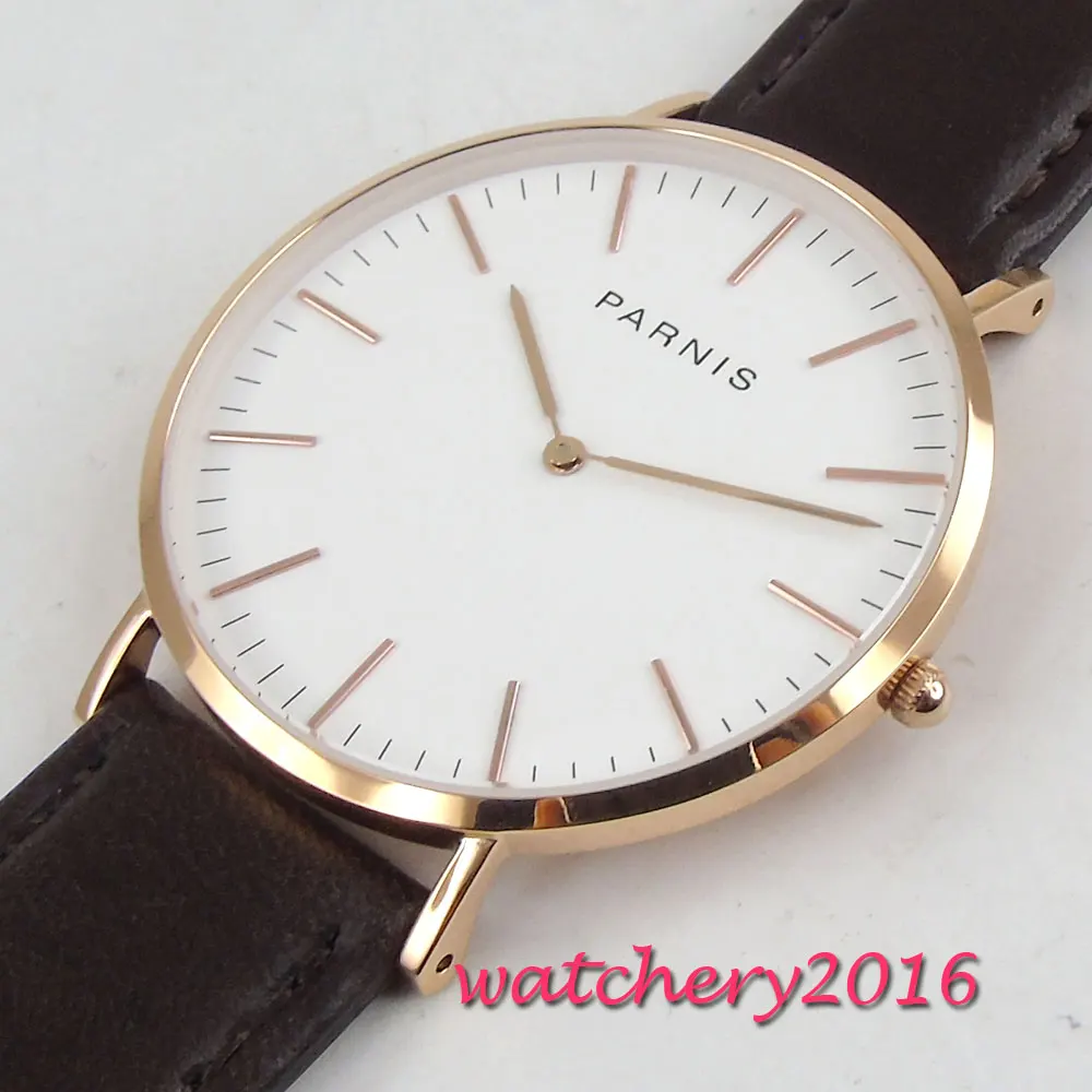 Top Brand Luxury PARNIS Fashion White Dial Quartz Men Watches Casual Date Business Male Wristwatches Clock | Наручные часы