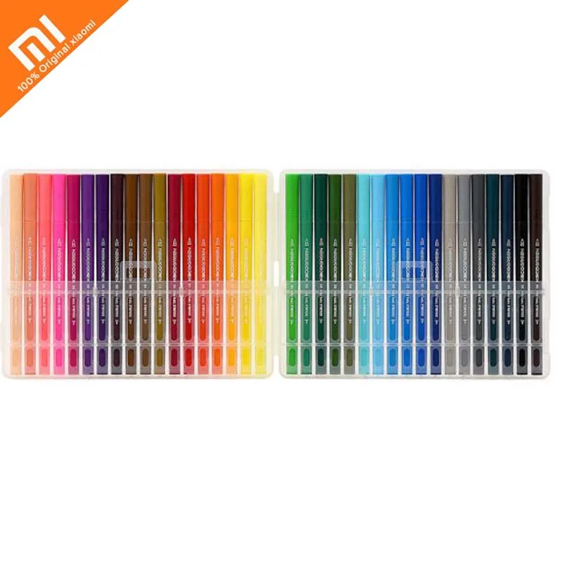 Оригинальная ручка xiaomi youpin 36 цветов с двойной головкой набор акварельных ручек