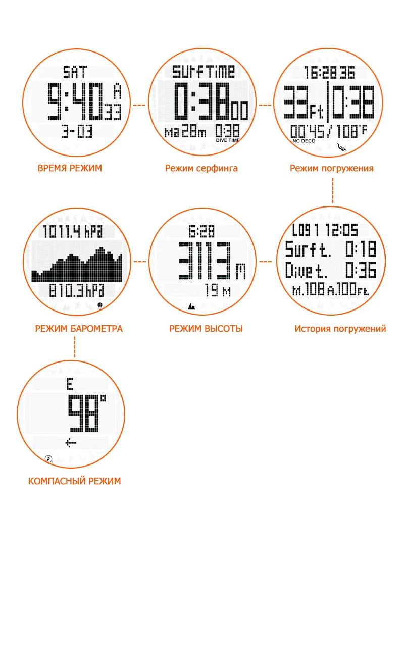 Men Diver Watch Waterproof 100m Smart Digital watch sport military army diving Watch Altimeter Barometer Compass clock NORTHEDGE