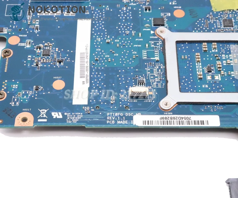 NOKOTION материнская плата для ноутбука Toshiba Satellite C50 C55 основная плата 15,6 ''GT710M DDR3 HM76 H000061960 PT10FG комплектующие фотоаппарата SONY DSC MB H000062020