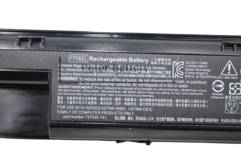 Оригинальный аккумулятор JIGU FP06 H6L26AA H6L26UT для ноутбука HP ProBook 470 G2 450 455 G1 G0 440 |