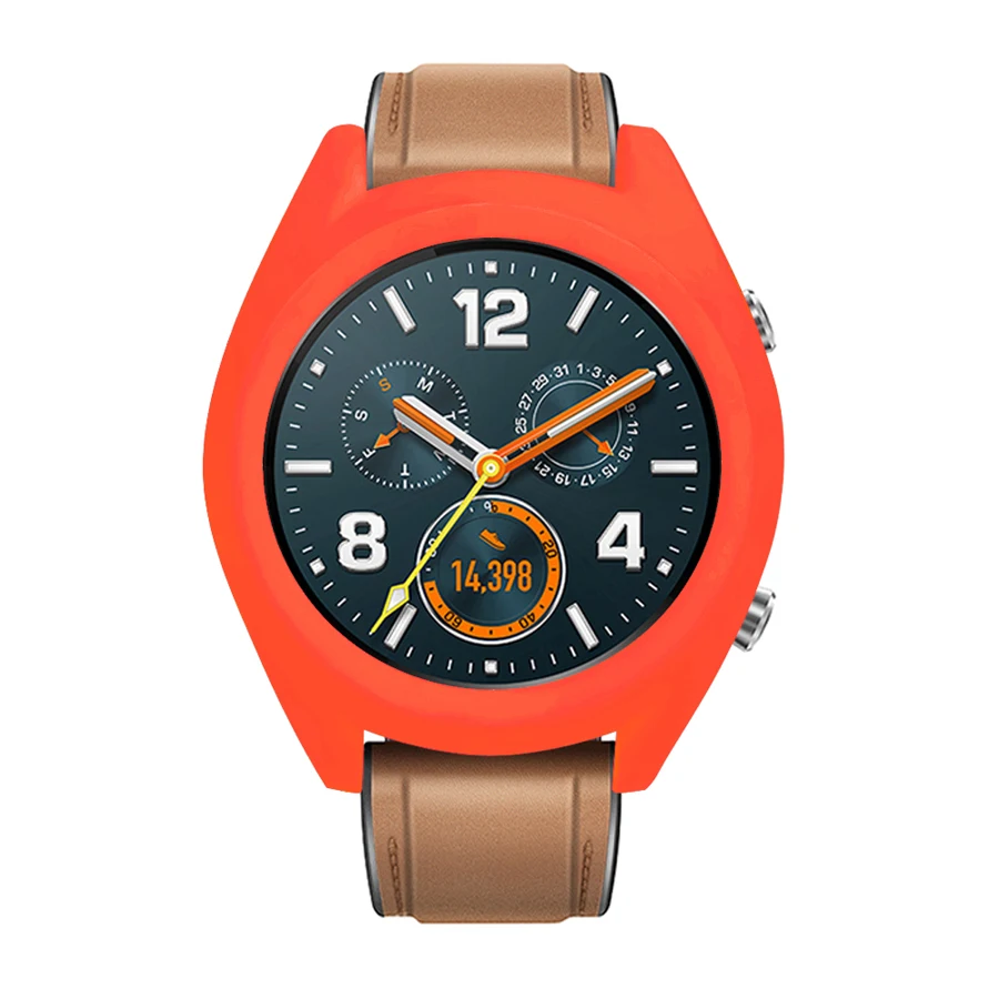 Силиконовый защитный чехол для huawei Watch GT 2 Smartwatch Мягкий ТПУ полный Чехол для часов Корпус рамка Бампер для huawei GT 46 мм
