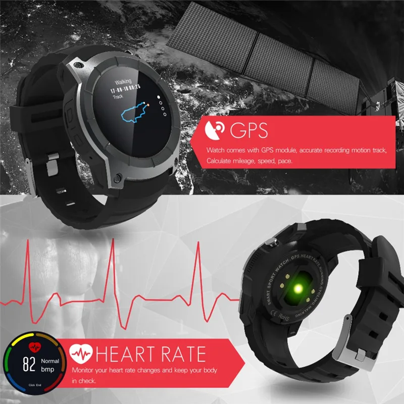 Смарт-часы OGEDA GPS S958 шагомер фитнес-трекер пульсометр умные часы спортивные