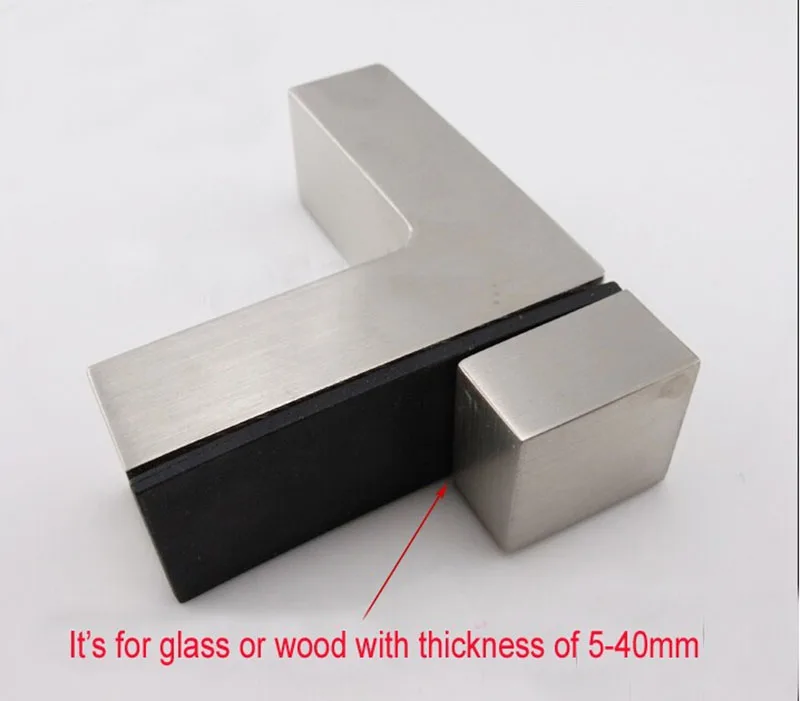 F Форма цинковый сплав стеклянный зажим держатель угловой KF532|glass clamp|glass clamp holderclamp