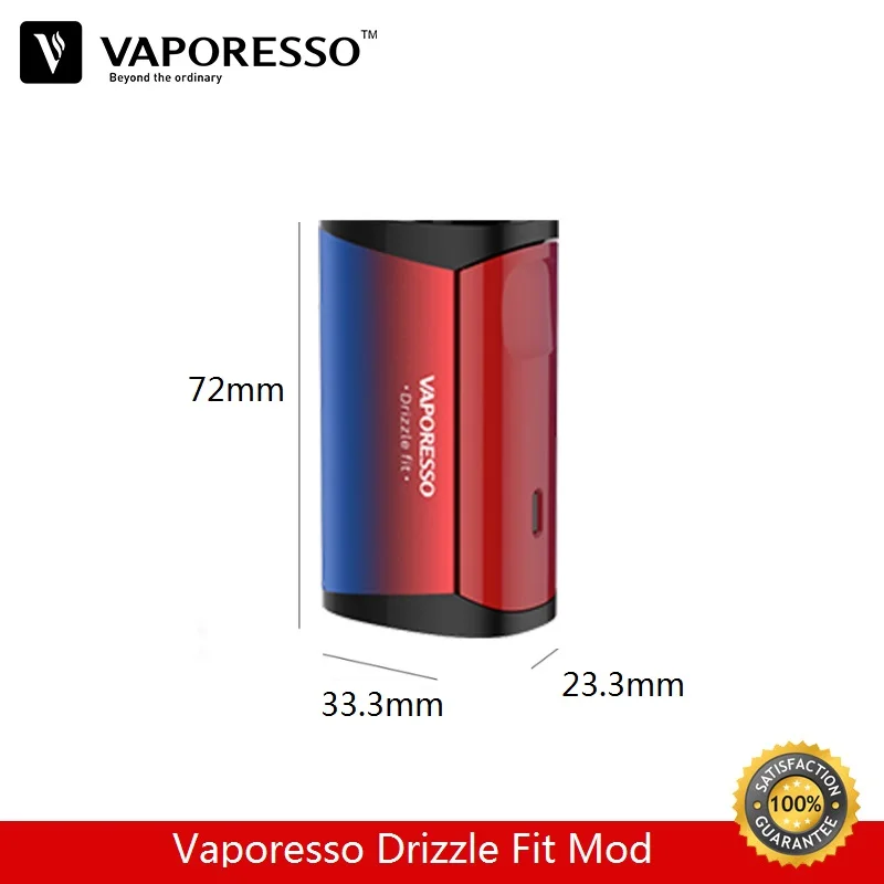 Вейп мод Vaporesso Drizzle Fit Box Mod 40 Вт 1400 мА · ч встроенный аккумулятор подходит для