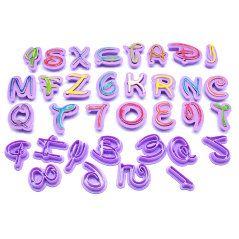 26 шт. английские буквы пресс форма для торта алфавита нарезки печенья в виде цифр и букв С набор формы