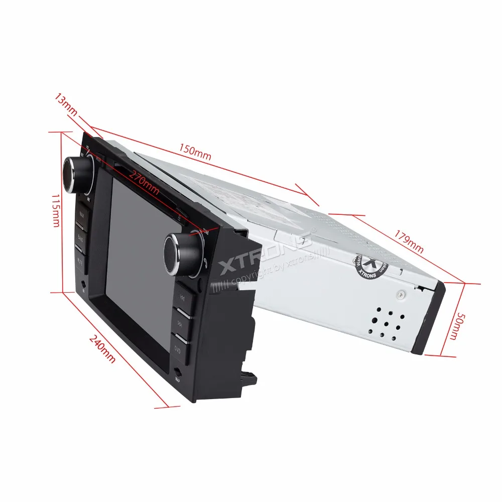 XTRONS 7 дюймов Автомобильный DVD плеер 2 din радио DAB + Canbus GPS навигации для BMW E90 седан E91