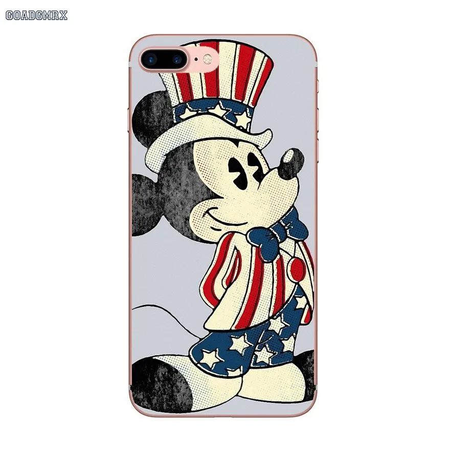 image 9 Мягкие прозрачные чехлы с милым Микки Минни Маус для iPhone 6 6 S 7 8 Plus X XS MAX XR 4 4s 5 5S SE 5C - Цвет: image 9
