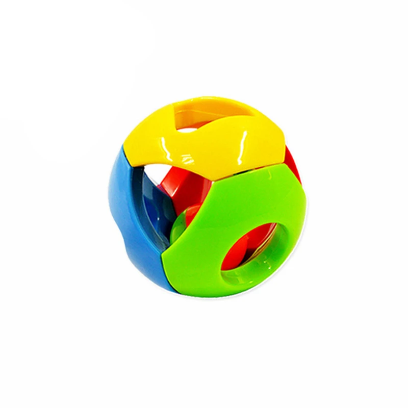 1pcs ball 9 шт., складная стек, башня из чашек, фигурки, буквы, развивающие игрушки для детей 6 месяцев+ колокольчик, Детские Игрушки для раннего развития - Цвет: 1pcs ball