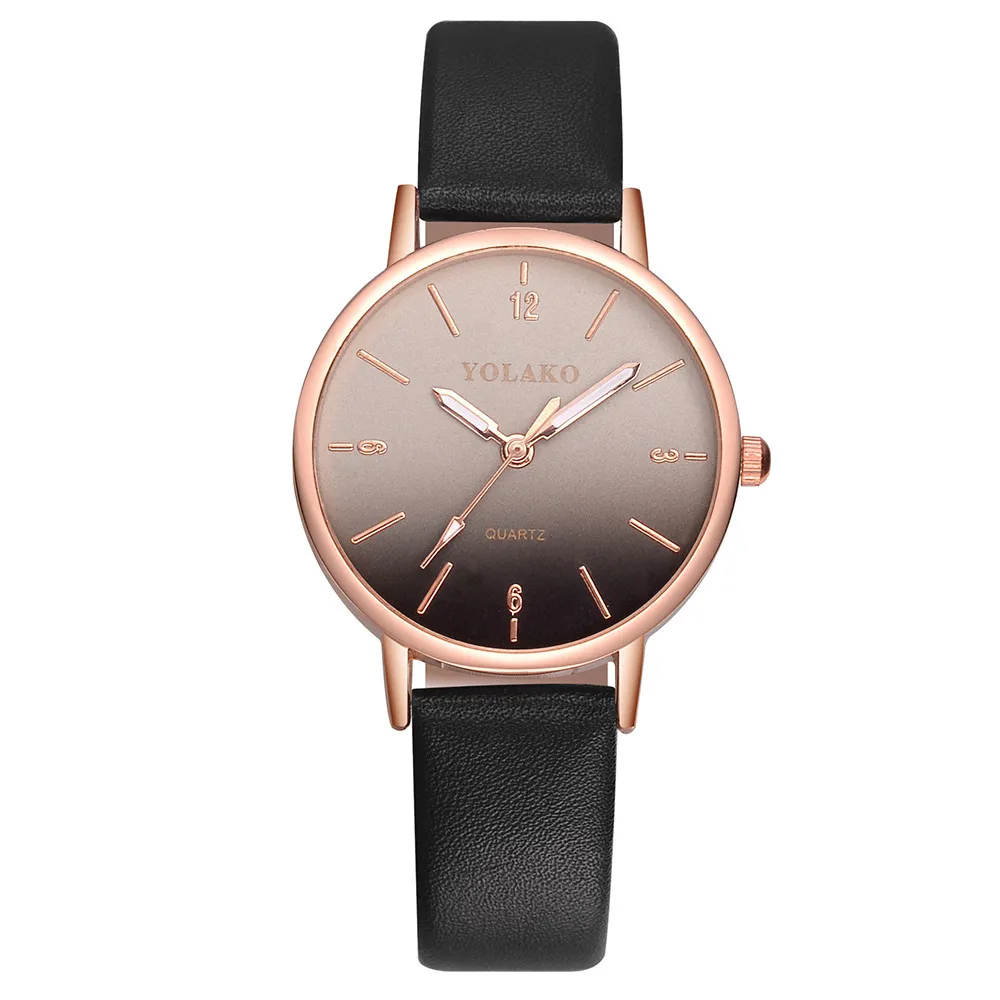 Susenstone Women's Casual Quartz Leather Band New Strap Watch Analog Wrist Wristwatch Clock Gift Valentine luxury#30 | Наручные часы
