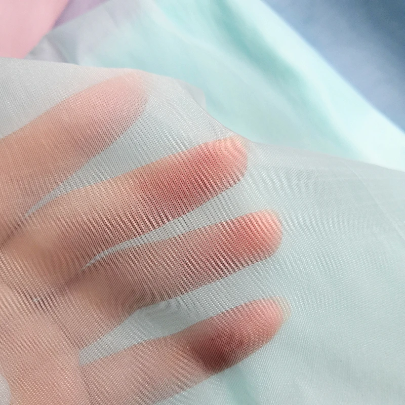 Обесцвечивание 30D китайский розовый/фиолетовый/белый Шелковый шифон печатная
