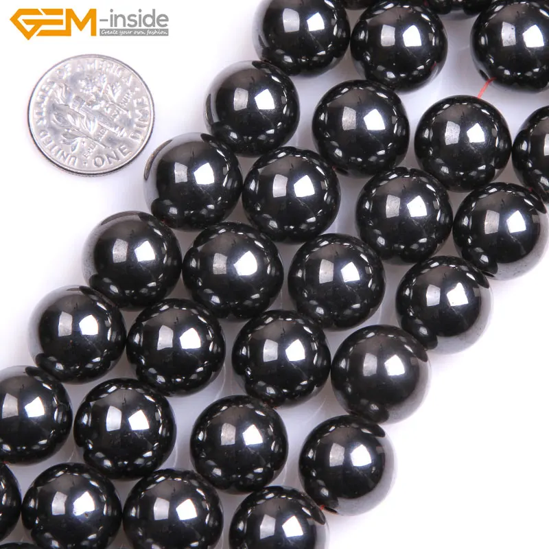 2 14 мм натуральные круглые магнитные гематитовые бусины из гематита для