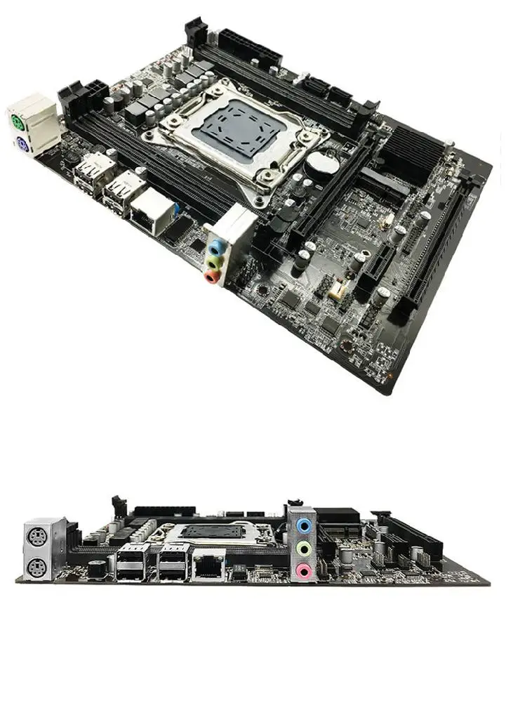 BEESCLOVER X79S материнская плата для ПК LGA 2011 DDR3 M-ATX материнская плата с поддержкой памяти REG ECC и процессор Xeon E5