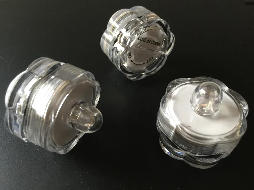 500 шт. светодиодная подсветка погружная Водонепроницаемая Цветочная свеча лампа