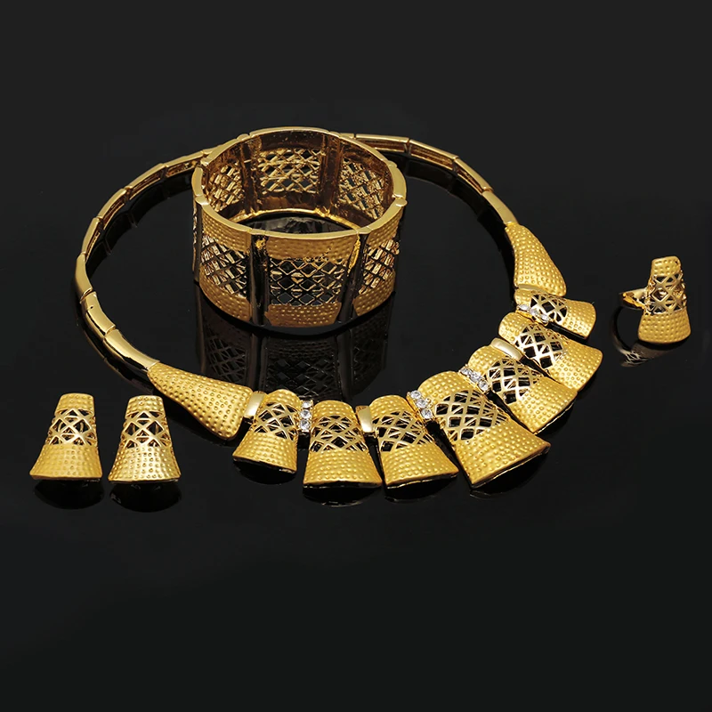 2018 модный топ изысканный комплект ювелирных изделий из африканских бусин Flash