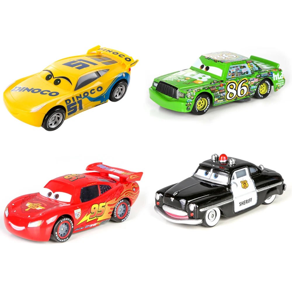 19 Стиль disney Pixar Cars 3 Молния Маккуин Джексон Storm Dinoco Крус Рамирес 1:55 Diecast металла