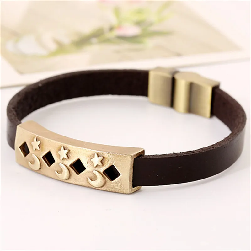 SOHOT 2017 Модный милый Шарм с Луной и звездой браслет магнитный аксессуары для