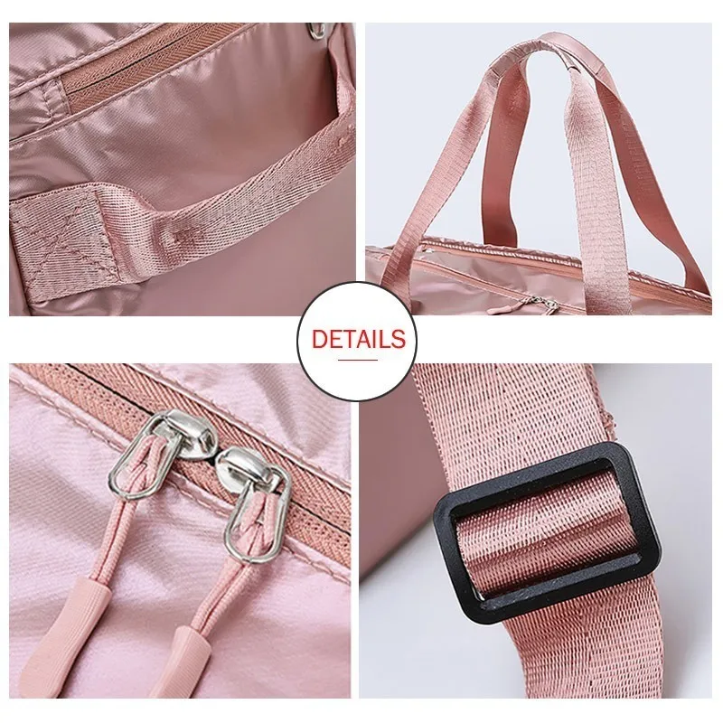 SNUGUG Outdoor Big Fitness Bag 2023 Nylon Sport Gym Bag Women For Shoe Travel Sports Bag Ladies New Shoulder Training Yoga Bags