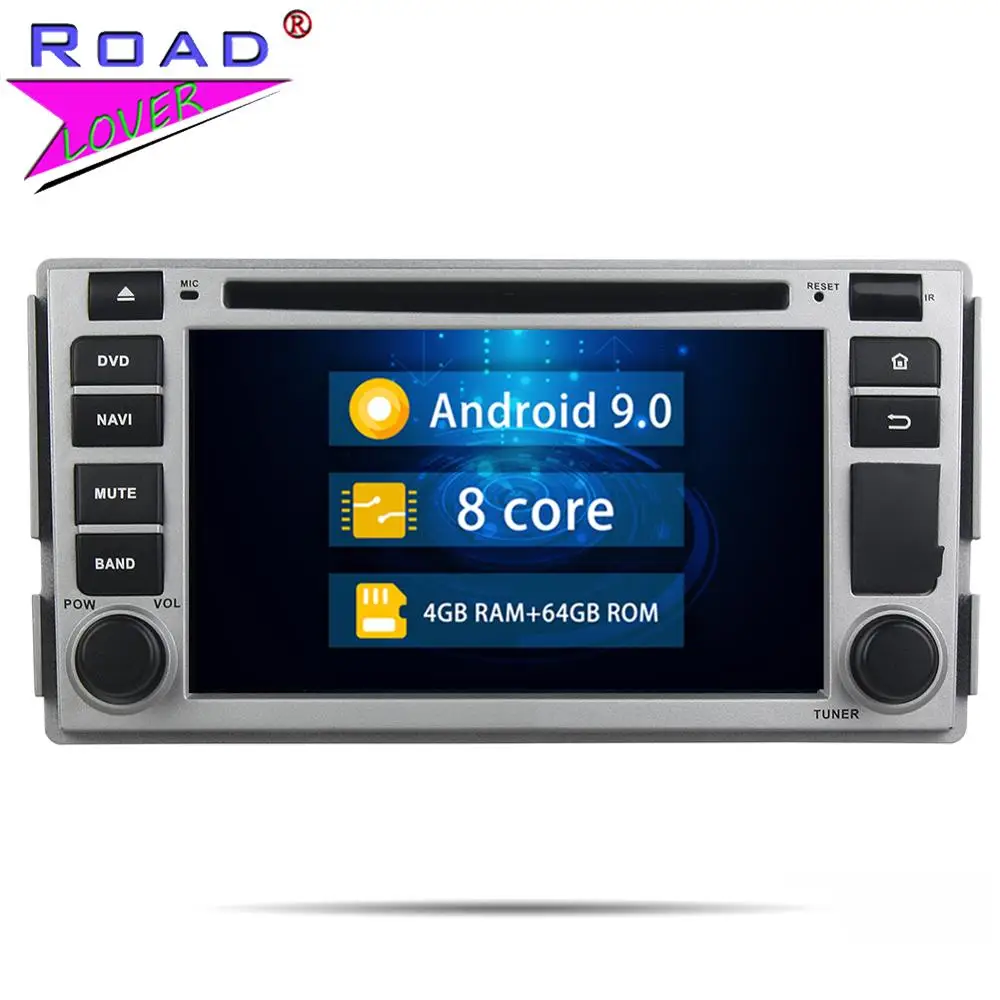 Автомобильный DVD плеер Roadlover Android 9 0 для Hyundai Sonata Elantra Terracan Santa FE Tucson GETZ Matrix Tiburon I20