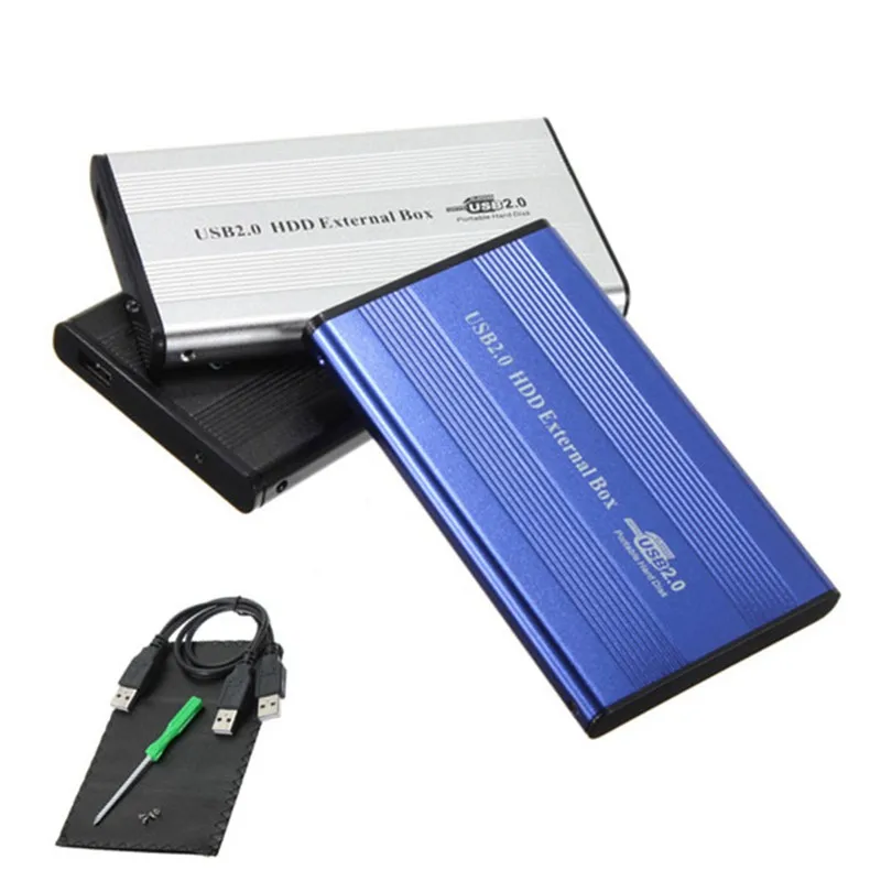 Стандарт USB 2,0 2,5 ''44 Pin IDE HD жесткий диск HDD Внешний чехол Корпус коробка Pro Универсальный для Mac OS ноутбук ПК