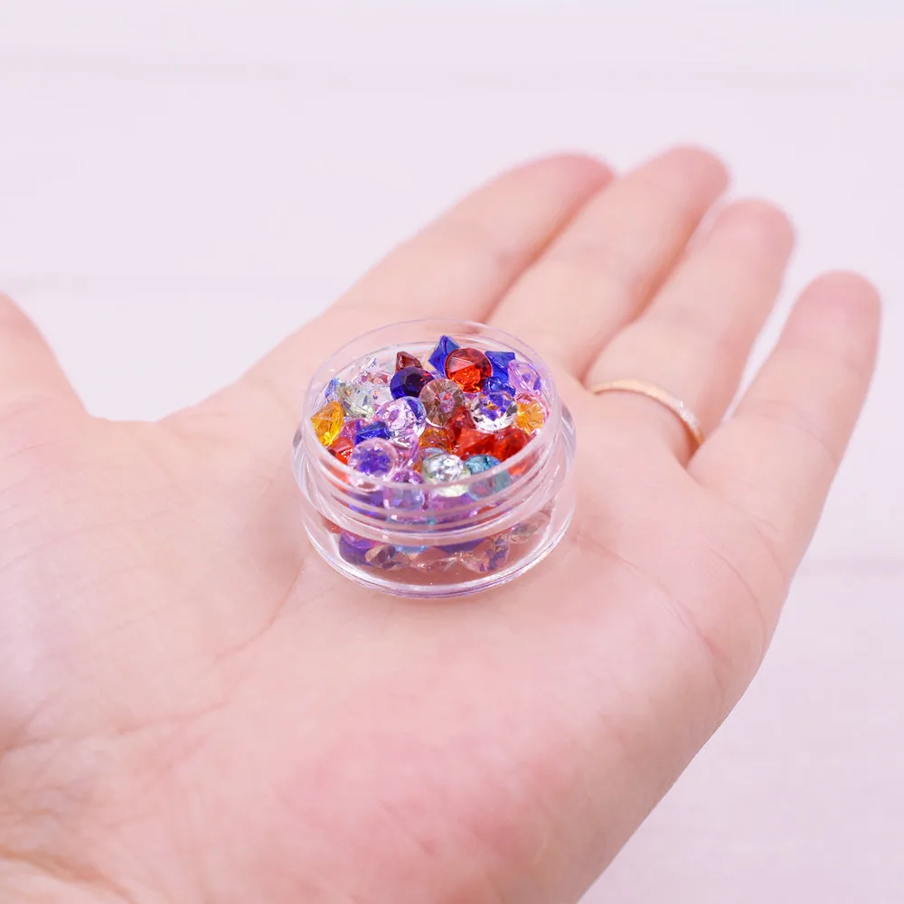 110 штук 5 мм акриловые бусины крошечные подходят для стеклянного шара стеклянные