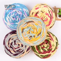 100gball 105 color baby crochet hook hand woven scarves yarn ice line slippers shoes shag thread d