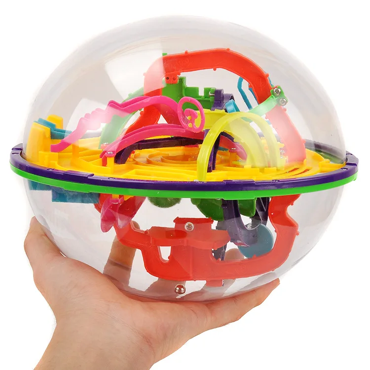 208 шагов 3D волшебный Интеллектуальный шар мраморная головоломка игра perplexus