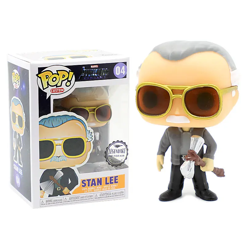 BOX 04 Funko POP Marvel Мстители: Endgame Стэн Ли и бесконечная перчатка Тор Капитан Америка Фигурки игрушки для детей подарок - Цвет: BOX 04