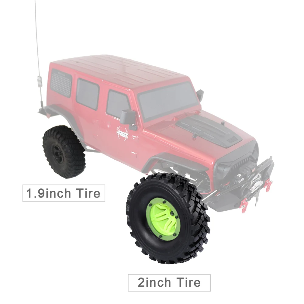 4 шт. автомобильные шины с дистанционным управлением 2 дюйма 127 мм для гусеничного