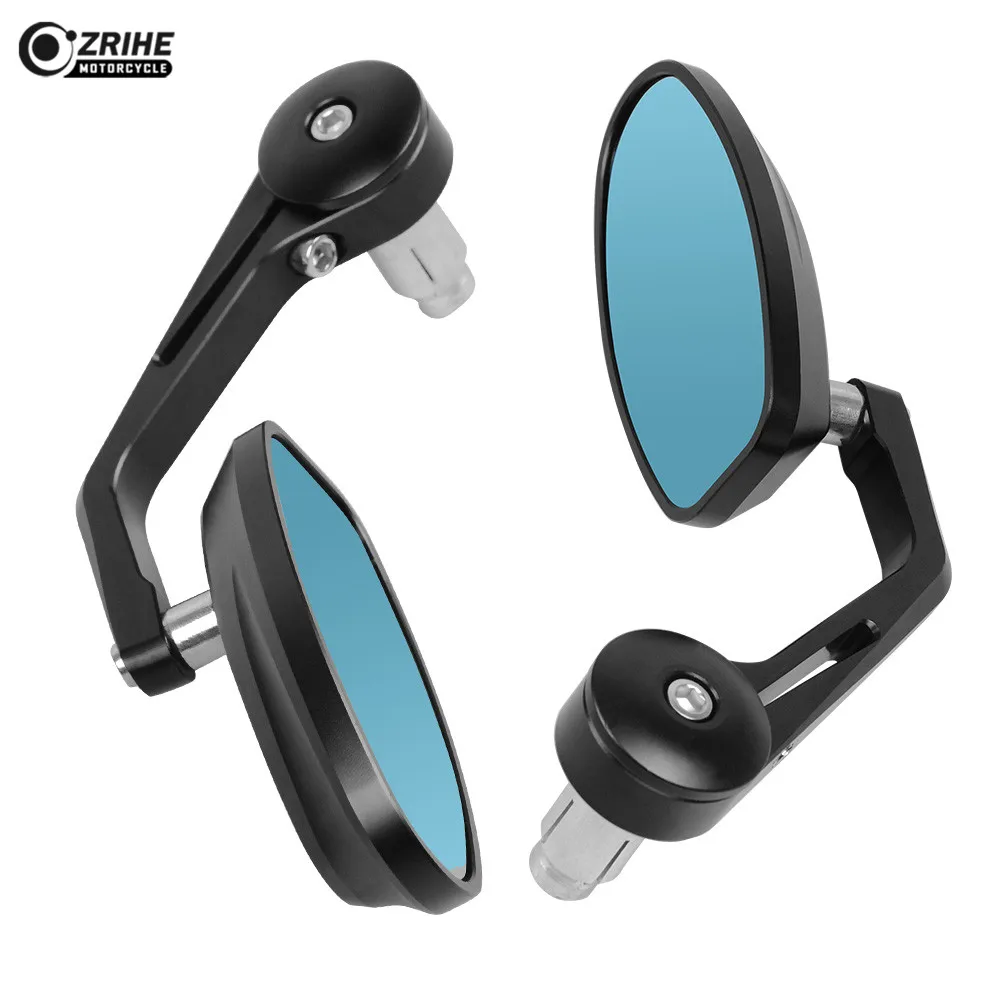 Черные мотоциклетные зеркало заднего вида сбоку сзади 22/24 мм ручки кафе для BMW S1000R