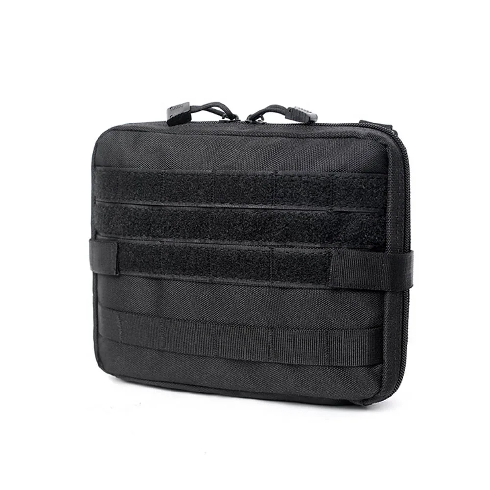 Molle Военная Тактическая Медицинская Сумка Журнал EDC дампа сумка для спорта на открытом воздухе Инструменты сумка для охоты походные аксессуары - Цвет: Черный цвет