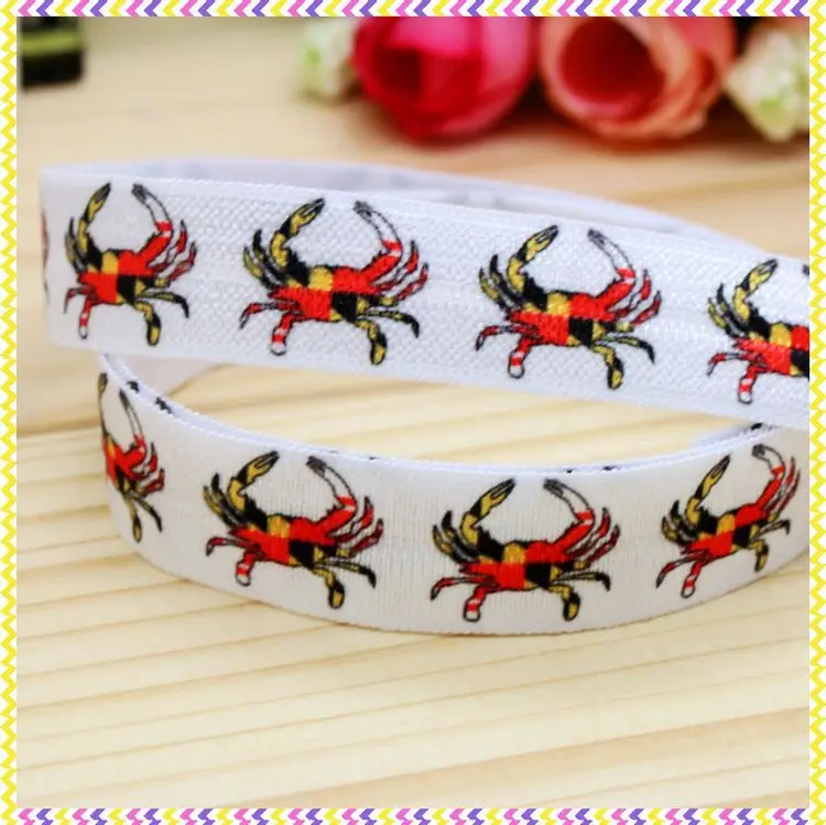 

5/8 ''Бесплатная доставка, складная эластичная повязка на голову с принтом, головной убор, повязка для волос, украшение «сделай сам», оптовая п...