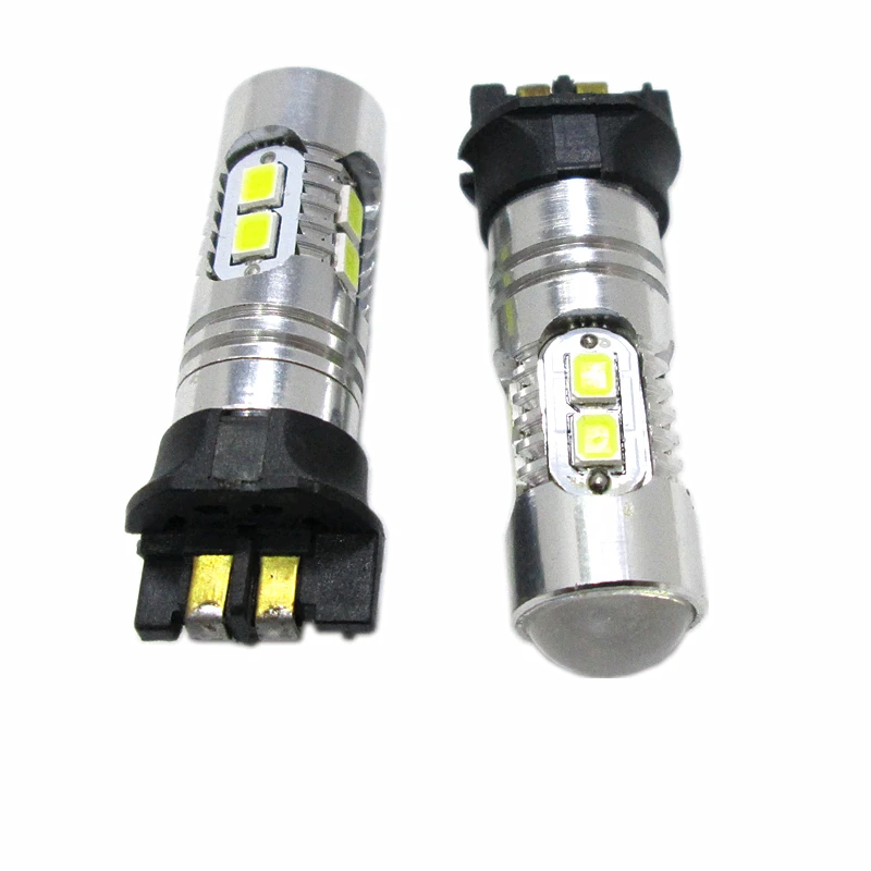 2 шт. PW24W сигнальные огни 50 Вт 2835 Чип 10SMD CANBUS без ошибок супер яркие поворотники для