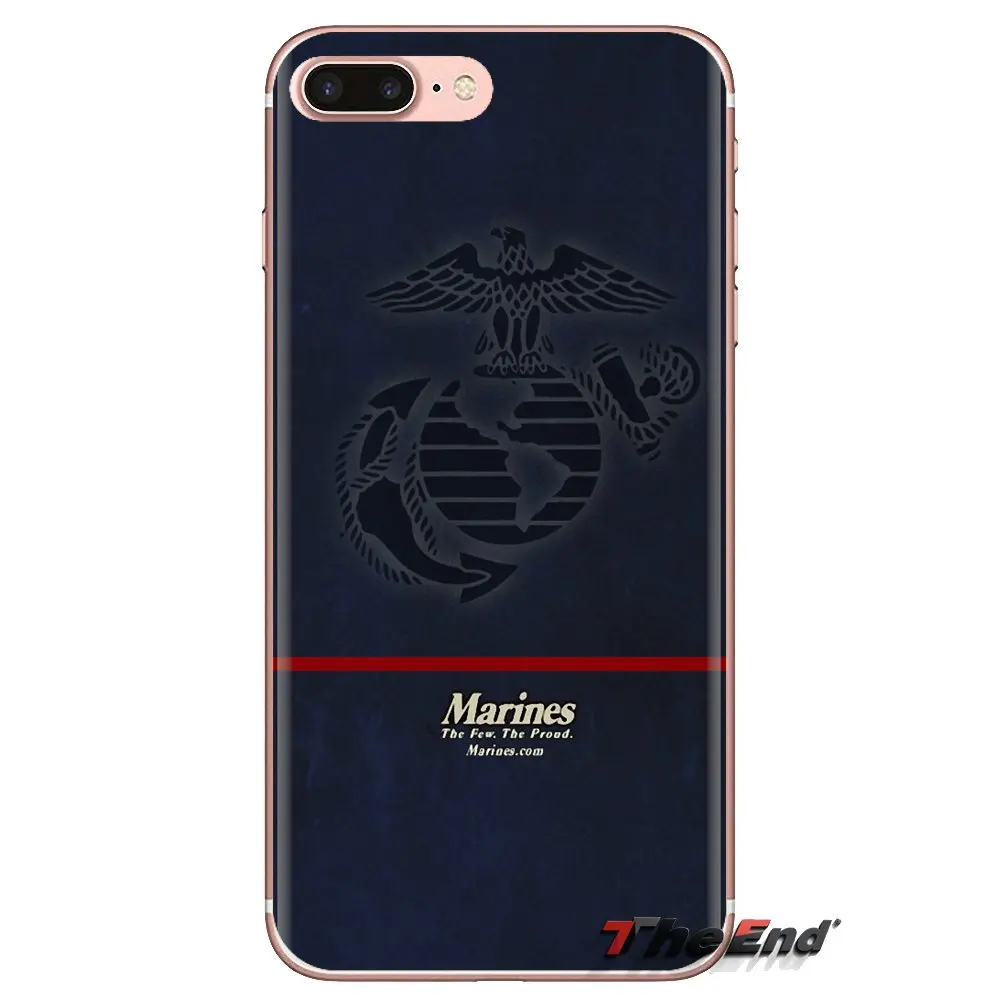 Прозрачный чехол из ТПУ Eagle US USMC Marines Veteran для Samsung Galaxy J1 J2 J3 J4 J5 J6 J7 J8 Plus 2018 Prime 2015 2016