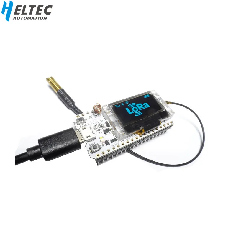 Комплект Heltec, Wi-Fi, Lora 32 V2, 433 МГц, ESP32, LoRa SX1278, esp32, OLED-дисплей 0,96 дюйма, плата для разработки Bluetooth для Arduino от AliExpress WW