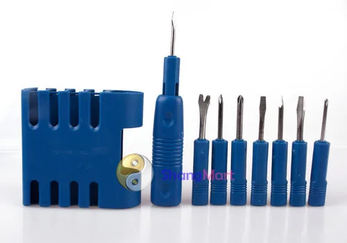 ShangMart original brand New Blue 8Pcs 8 In1 Portable Multi-function Screwdriver Repairing Tool Kit Cheaper! | Спорт и развлечения